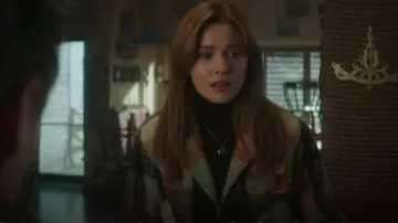 Smythe Barn Plaid Shirt Jacket worn by Nancy Drew (Kennedy McMann) as seen in Nancy Drew (S04E11)