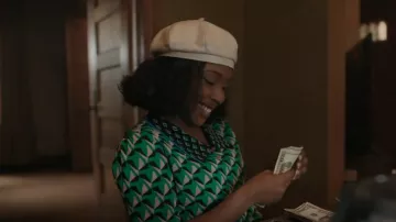 Casquette Jaxon Linen et Cotton Newsboy portée par Jemma St. John (Judae’a) comme on le voit dans The Chi (S06E01)