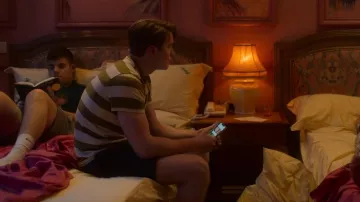 Vans Off The Wall Striped T-Shirt worn by Nick Nelson (Kit Connor) as seen in Heartstopper (S02E04)
