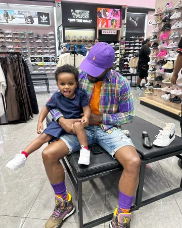 Ralph Lauren Purple & Orange Pony Hat usado por Floyd Mayweather en la cuenta de Instagram @floydmayweather