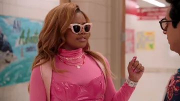 Afrm Zadie Top porté par Kourtney (Dara Reneé) vu dans High School Musical: The Musical: The Series (S04E01)