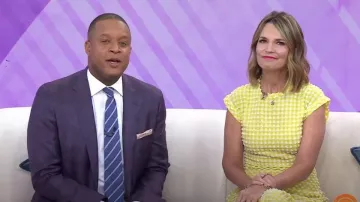 Robe Midi Rachel Comey Adri portée par Savannah Guthrie comme on le voit dans Today on August 11, 2023