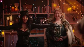 Blank NYC Weekend Vibes Faux Fur Animal Coat worn by Ashlyn (Julia Lester) as seen in High School Musical: The Musical: The Series (S04E04)