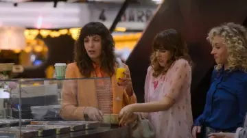 COS Open-Knit Polo Shirt worn by Lola (Silma López) as seen in Valeria (S03E07)