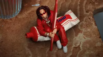 Nike Air Force 1 Low White sneakers worn by Trippie Redd in Closed Doors (Music Video) with Roddy Ricch
