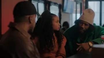 Cutecc Store Mujer Ojal Cordón Linterna Linterna Larga Manga Trajes Largos Chaqueta Vestido usado por Tiffany (Hannaha Hall) como se ve en The Chi (S06E02)