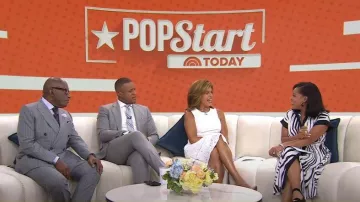 Gracia Animal Print Button-Down Midi Dress worn by Sheinelle Jones as seen in Today on August 17, 2023