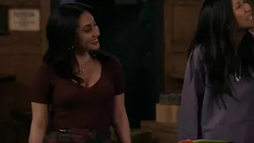 Wolford Merino Rib String Bodysuit worn by Valentina (Francia Raisa) as seen in How I Met Your Father (S02E20)