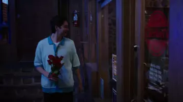 Obey Grove Button Down Polo worn by Steven (Sean Kaufman) as seen in The Summer I Turned Pretty (S02E08)