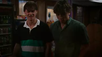 Theory Short-Sleeve Shirt In Linen Twill worn by Jeremiah (Gavin Casalegno) as seen in The Summer I Turned Pretty (S02E08)
