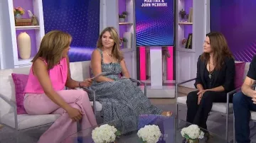 Vince Camuto Luxe Woven Tank worn by Hoda Kotb as seen in Today with Hoda & Jenna on August 18, 2023