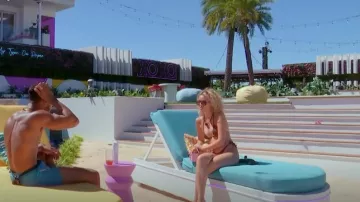 Pantalones de corbata desnatados usados por Carmen Kocourek como se ve en Love Island (S05E27)