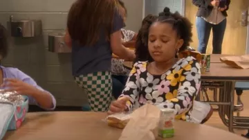 Forever 21 Girls Floral Print Dress worn by Maya Upshaw (Journey Christine) as seen in The Upshaws (S04E03)
