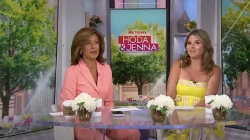 Boss Jatiani One-Button Crop Blazer worn by Hoda Kotb as seen in Today with Hoda & Jenna on August 21, 2023