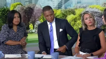 Top à manches à volants Loft porté par Dylan Dreyer comme vu dans Aujourd’hui le 22 août 2023
