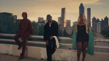 Nike Jordan 5 Retro Burgundy portée par 21 Savage dans Good Good Official Music Video avec Usher et Summer Walker