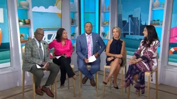 Figue Bianca Vestido usado por Jacqui Gifford como se ve en Today on August 23, 2023