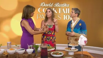 Black Halo Corrine Draped Bodice Wide Leg Jumpsuit worn by Hoda Kotb as seen in Today  with Hoda & Jenna on August 23, 2023
