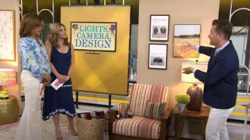 Cloth & Stone Tie-Neck Blouse worn by Hoda Kotb as seen in Today  with Hoda & Jenna on  August 23, 2023