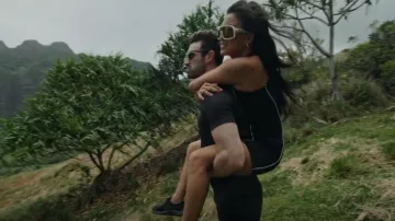 Oakley Sutro Sun­glass­es worn by Kesun Lee as seen in Swiping America (S01E08)