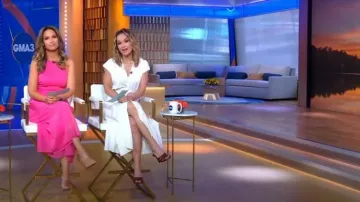 Traje plisado de pierna ancha de Asos usado por Rhiannon Ally como se ve en Good Morning America el 22 de agosto de 2023