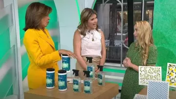 Lafayette 148 NY Faille Double Breasted Blazer worn by Hoda Kotb as seen in Today with Hoda & Jenna on August 23, 2023