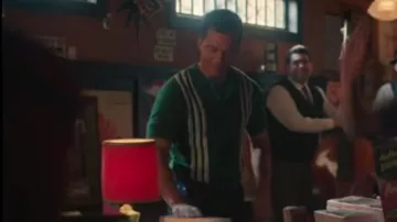 Barque Vin­tage Jacquard Knit Po­lo worn by Clay Walker (Karl Walcott) as seen in Riverdale (S07E20)