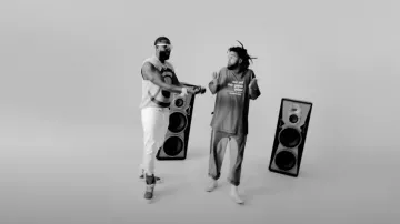 Rick Owens Hot Pink Suede Geobasket Sneakers portées par Gucci Mane dans There I Go feat. J. Cole & Mike WiLL Made-It [Clip officiel]