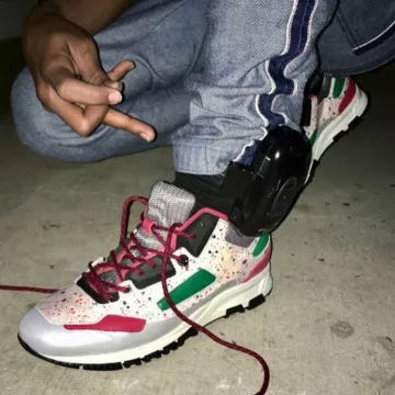 Lanvin Sneakers portés par Tay-k sur le compte Instagram de @Tayk47shawty
