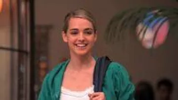 Style&co Blue Short Sleeve Zip Up Hoodie worn by Jo Taylor (Katelyn Tarver) in Big Time Rush (S01E05)