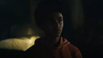 Sweat à capuche Adidas Originals Ozworld Logo-Print Cotton-Jersey porté par Mickey Bolitar (Jaden Michael) vu dans Harlan Coben’s Shelter (S01E03)