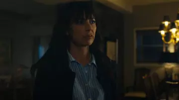 Zadig & Voltaire Taski Shirt worn by Shira Bolitar (Constance Zimmer) as seen in Harlan Coben's Shelter (S01E01)