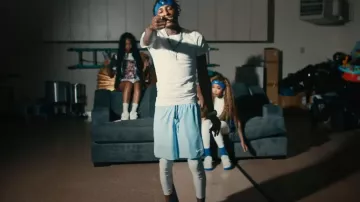 Polo Ralph Lauren White Crewneck Undershirt usada por NBA YoungBoy en Crazy Girl (Official Video)