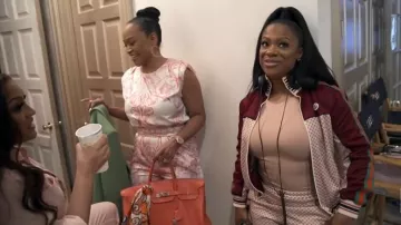 Hermès Epsom Birkin 35 Orange porté par Monyetta Shaw-Carter vu dans The Real Housewives of Atlanta (S15E15)