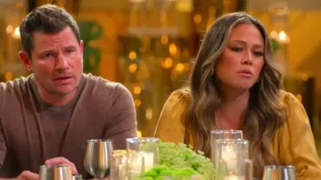 Minirobe Zimmermann Silk Wrap portée par Vanessa Minnillo dans The Ultimatum: Marry or Move On (S02E06)