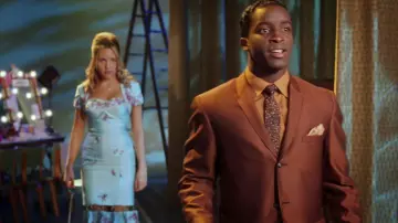 Light Sky Blue Embroidered Cocktail Dress with Coat worn by Penny Pingleton (Amanda Bynes) in Hairspray movie