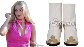 La réplica de las botas vaqueras estrella usadas por Barbie (Margot Robbie) en la película Barbie