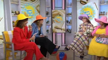 Sergio Hudson Multi Seamed Blazer worn by Hoda Kotb as seen in Today with Hoda & Jenna on August 28, 2023