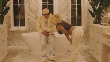 Gallery Dept. Light Blue & Multicolor G-Patch Flared Jeans usados por Ohgeesy en OhGeesy - Blame Me [Video musical oficial]