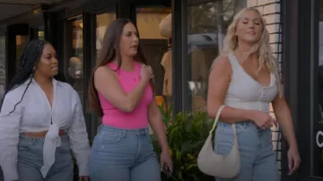 Skims Fits Everybody High Neck Bodysuit usado por Amber Pike como se ve en Love Is Blind (S04E16)