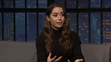 Sweater worn by Cristin Milioti in Late Night with Seth Meyers