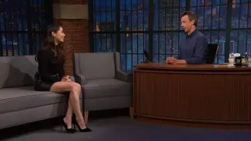 Pumps worn by Cristin Milioti in Late Night with Seth Meyers
