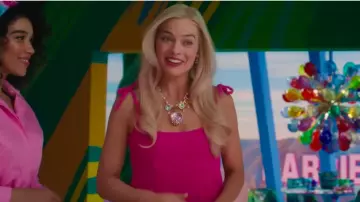 Gemstone Necklace worn by Barbie (Margot Robbie) in Barbie movie