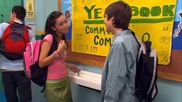 Military Green Crochet Patchwork Hippie Skirt worn by Suzie Crabgrass (Christian Serratos) in Ned's Declassified School Survival Guide (S03E07)