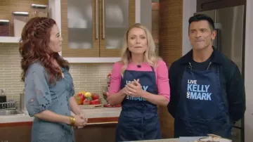 Rebecca Taylor Honeysuckle Dress worn by Amy Goodman as seen in LIVE with Kelly and Mark on August 30, 2023