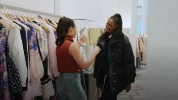 Isabel Marant Cargo-Pocket Padded Coat usado por Ubah Hassan como se ve en The Real Housewives of New York City (S14E08)