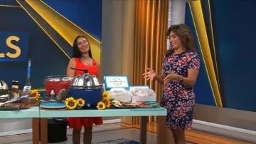 Boden Smart Easy Shift Vestido usado por Michelle Miller como se ve en CBS Mornings el 3 de septiembre de 2023