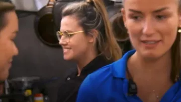 Ray-Ban Irregular Frame Glasses worn by Tzarina as seen in Below Deck Down Under (S02E14)