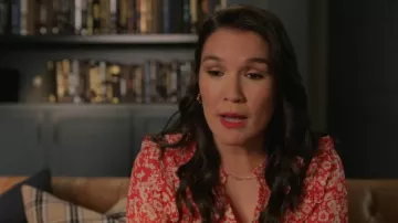 Anthropologie Ce­les­tial Hug­gie Hoop Ear­rings worn by Zoe (Zoë Chao) as seen in The Afterparty (S02E10)