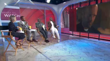 Eliza J Faux Wrap Crop Jumpsuit worn by Dylan Dreyer as seen in Today on  September 5, 2023